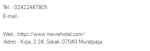 Merve Otel telefon numaralar, faks, e-mail, posta adresi ve iletiim bilgileri